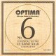 Optima No. 6 Clear Nylon/24K Gold Konzertgitarre Satz