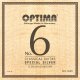 Optima No. 6 Clear Nylon/Spezial Silver Konzertgitarre Satz