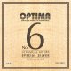 Optima No. 6 Clear Nylon/Spezial Silver Konzertgitarre Satz