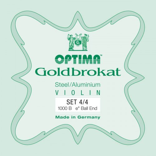 Optima Goldbrokat Violine Satz