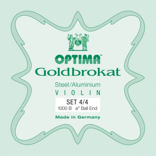 Optima Goldbrokat Violine Satz