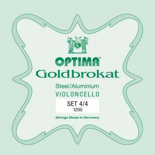 Optima Goldbrokat Cello Satz