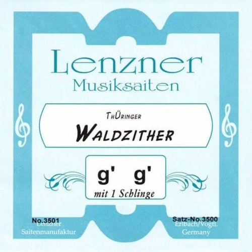 Lenzner Thüringer Waldzither Paar g1-Saiten