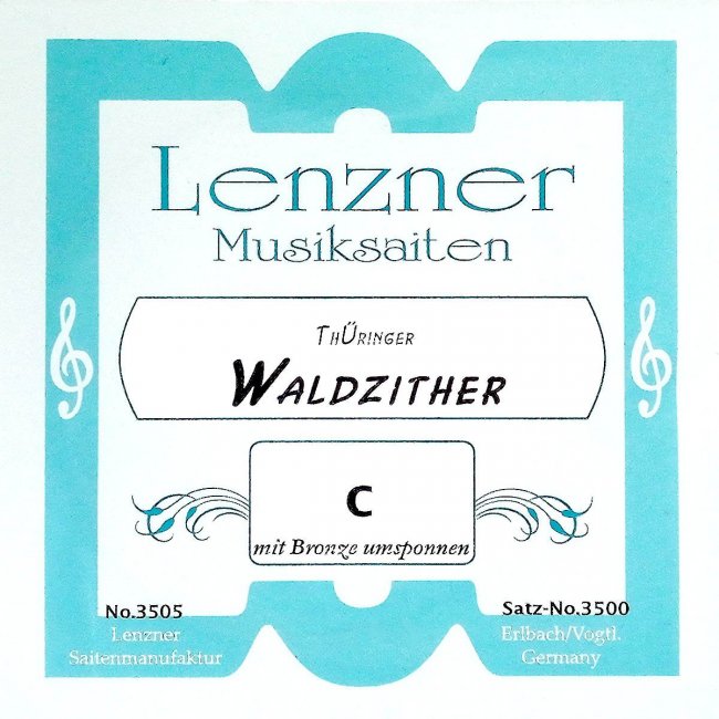 Lenzner Thüringer Waldzither c-Einzelsaite