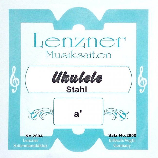 Lenzner Ukulele Stahl A-Einzelsaite