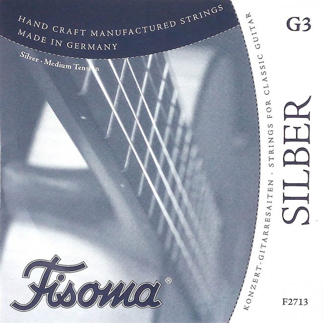 Fisoma Silber g-Einzelsaite