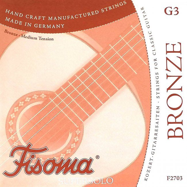 Fisoma Bronze Supersolo Konzertgitarre g-Einzelsaite