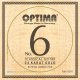 Optima No. 6 Natural Carbon/24K Gold Konzertgitarre Satz